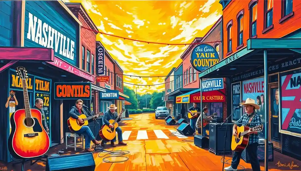 How can I effectively market myself as a new country artist?